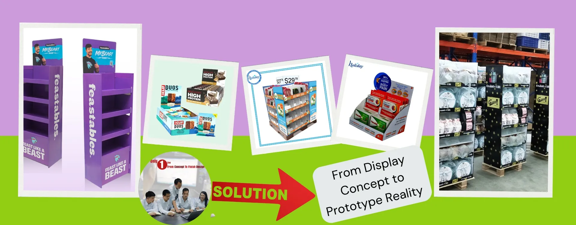 Custom Cardboard Displays