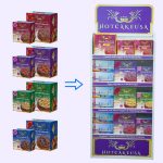 HOLIDAYPAC pp extrusion display stand