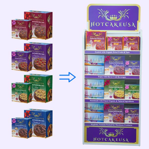 HOLIDAYPAC pp extrusion display stand