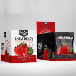 Shelf Ready Tray Display Box For Retail SRTs