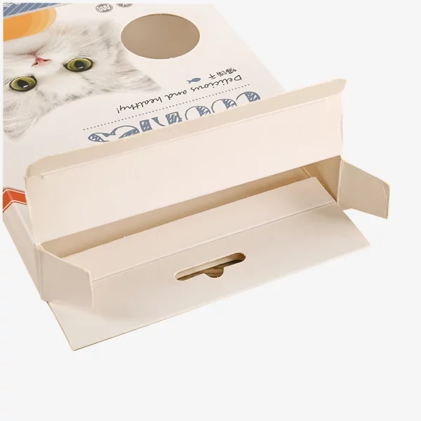 Cat Cookies Printed Box With Hang Loop And Circle Window 1