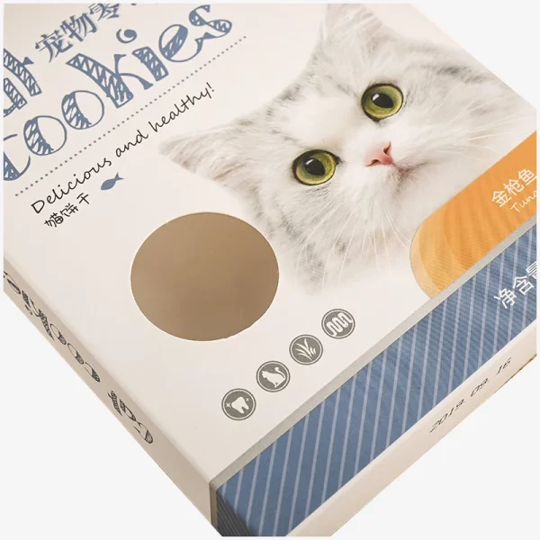 Cat Cookies Printed Box With Hang Loop And Circle Window 2
