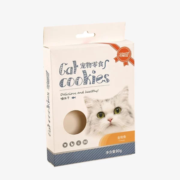 Cat Cookies Printed Box With Hang Loop And Circle Window