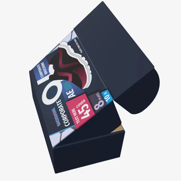 Custom Luxury Foldable Kraft Paper Shoes Shipping Mailer Box