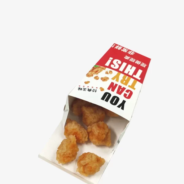 Customized Disposable Eco Friendly Food Grade Kraft Paper Box For Popcorn Chicken 1