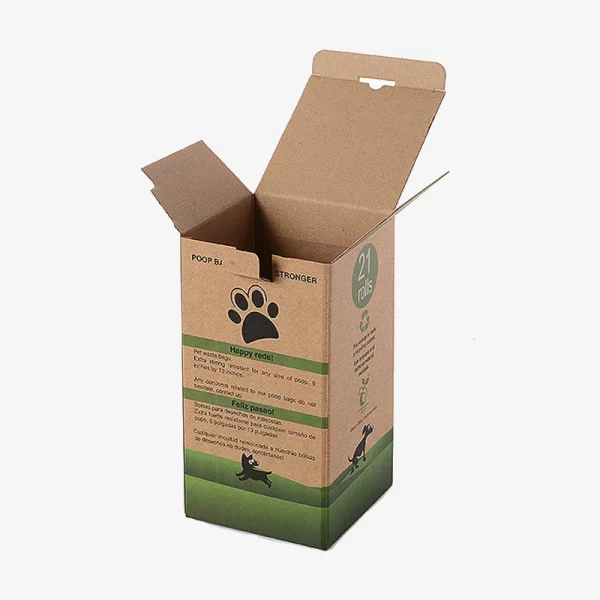 Dog Food Kraft Paper Box With Loop 1