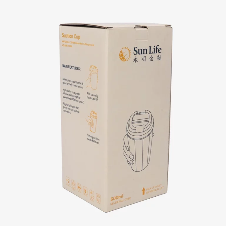 Eco-friendly Foldable Paper Packaging Boxes For Suction Cup