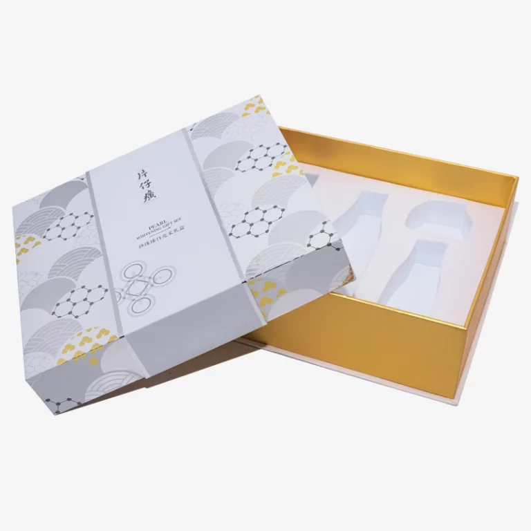 Gold Foil OR Silver Foil Lift Off Lid Skincare Box