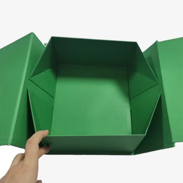 Green Foldable Magnetic Box