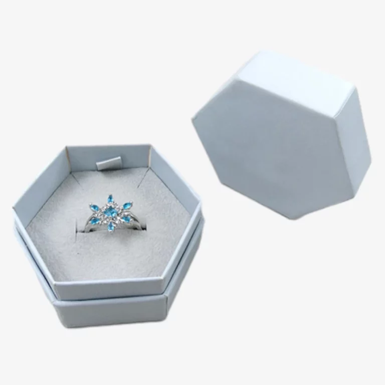 Hexagon Jewelry Box With Insert