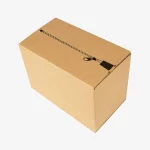 Kraft Corrugated Shipping Box With Zipper