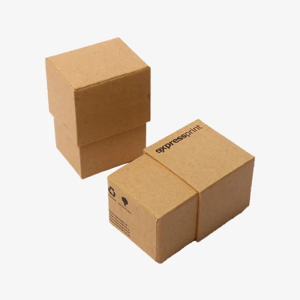 Kraft Lift Off Lid Small Box With Tray 2