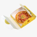 Portable Custom Printed Pizza Box With Handle 1