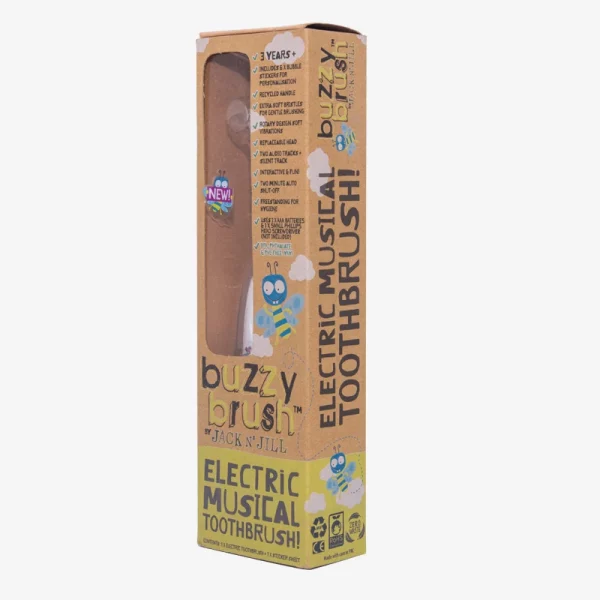 Printed Recycled Kraft Packaging Boxes With Transparent Plastic Window For Electric Toothbrush 1