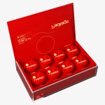 Red Foil Stamping Flip Refined Chinese Tea Gift Box 2