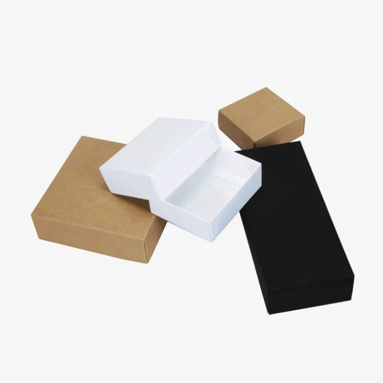 Solid Color Thickened Lift Off Lid Box