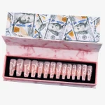 Clamshell Cardboard Box For Cosmetic Press-on Nails 1