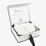 Custom Magnetic Luxury Apparel Box With Ribbon Bow 1