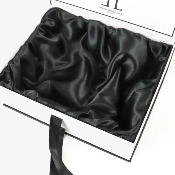 Custom Magnetic Luxury Apparel Box With Ribbon Bow 3