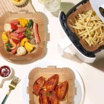 Square Non-stick Hanging Ear Air Fryer Paper Liner