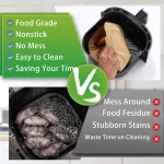 Square Non-stick Hanging Ear Air Fryer Paper Liner 3