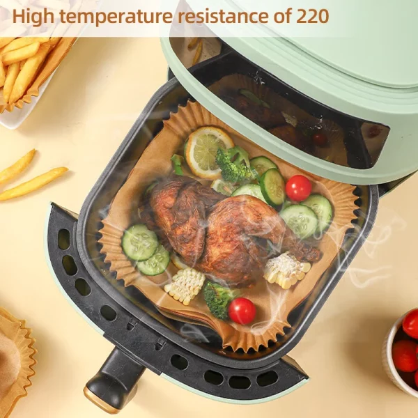 Square Oil-proof And Heat Resisting Air Fryer Liner