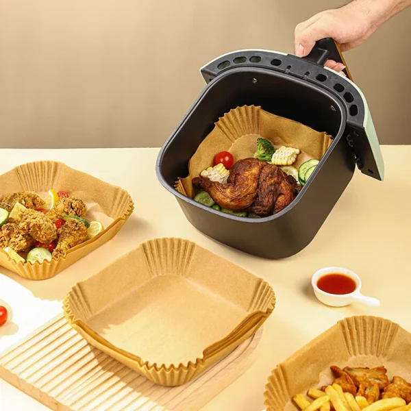 Square Oil-proof And Heat Resisting Air Fryer Liner