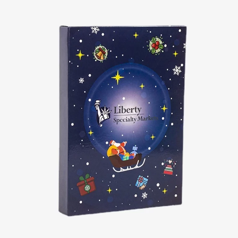 Flap Calendar Mystery Blind Box With Plastic Compartment Insert