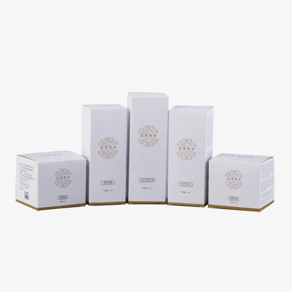 Foldable Paper Boxes For Skincare Series Sets With EVA Insert 3