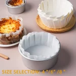 Heat Resisting Cupcake Pan Liner Baking Paper 3