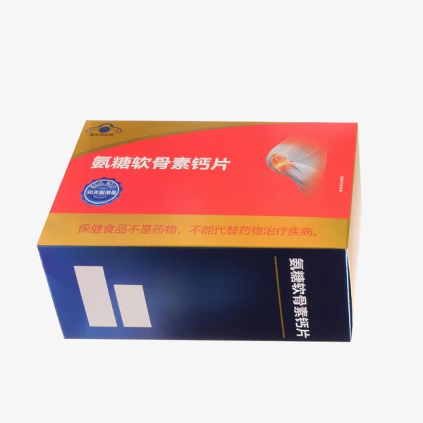 Offset Printed Calcium Tablet Paper Box 2