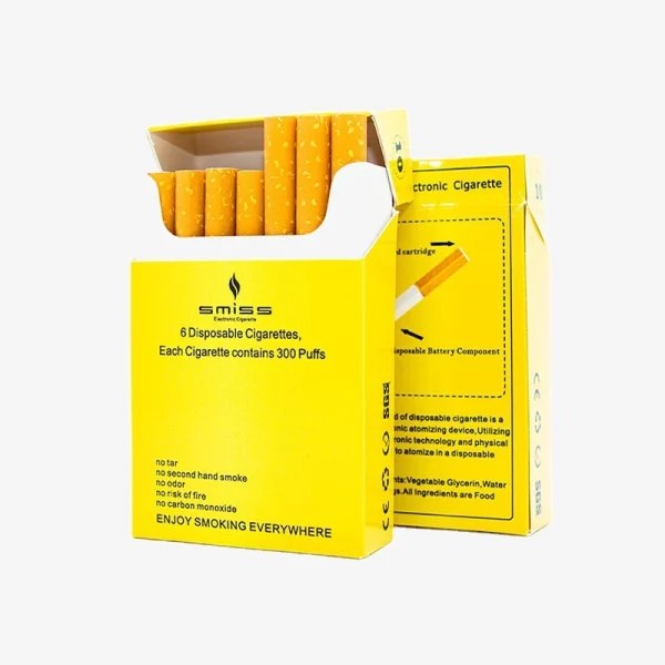 Pearl Paper Gold Paper CBD Cigarette Box 1