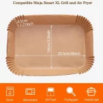 Rectangle Easy Cleaning And Heat Resisting Air Fryer Liner 1