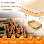 Rectangle Easy Cleaning And Heat Resisting Air Fryer Liner 3