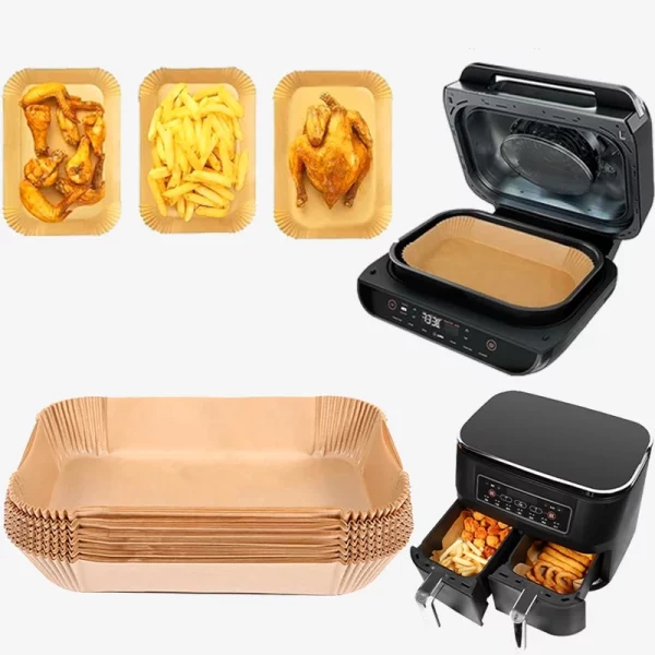 Rectangle Easy Cleaning And Heat Resisting Air Fryer Liner