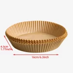 Round Easy Cleaning And Heat Resisting Air Fryer Liner 2