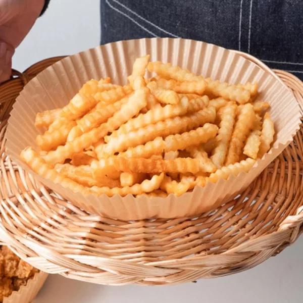 Round Disposable Nonporous Air Fryer Liner 5