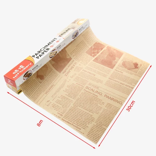 Silicone Coated Uniform Printing Baking Pad Paper 1