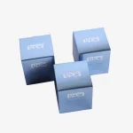Silver Foldable Box For Skin Care Product 4