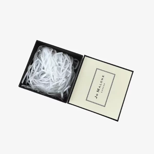 Textured Lid And Base Box Black Edge For Perfume Package With Foam Insert 3