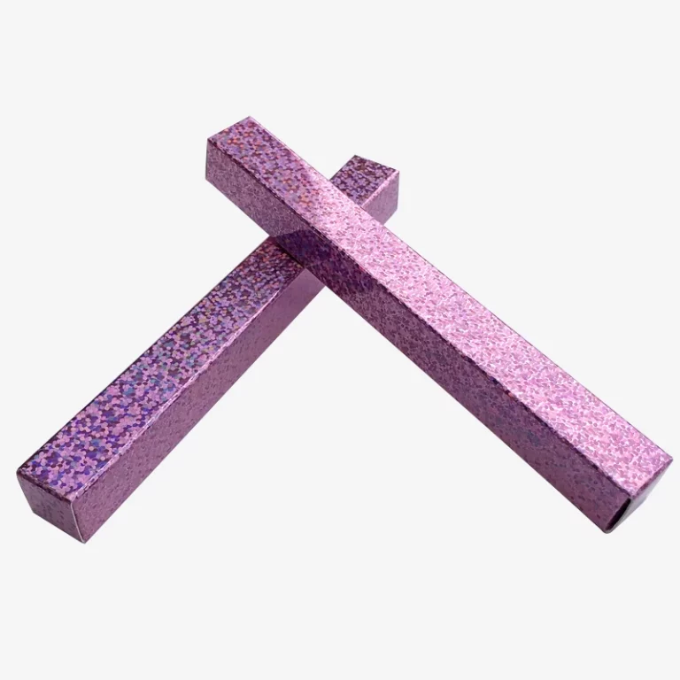 Tuck Open Paper Card Cuboid Box For Cosmetic Eyeliner