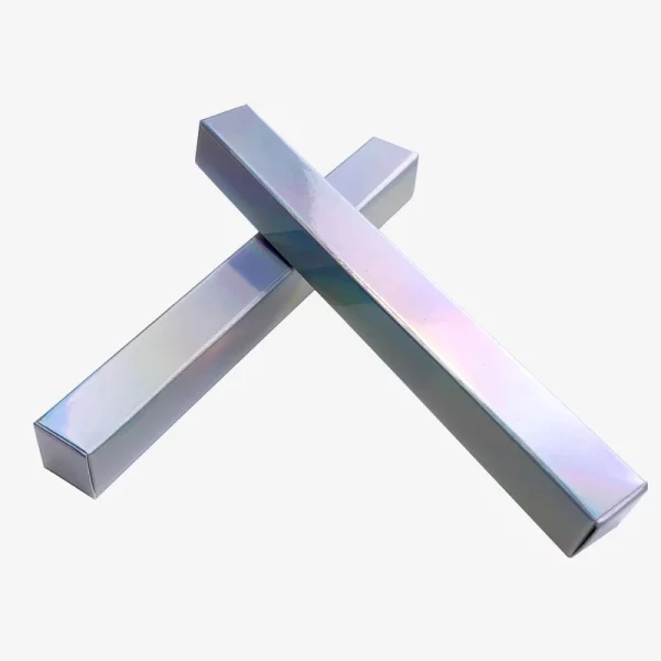 Tuck Open Paper Card Cuboid Box For Cosmetic Eyeliner