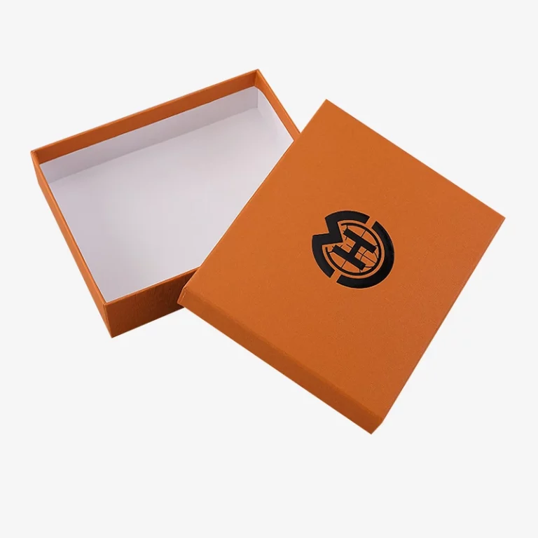 Two-pieces Square Skin Care Packing Box With Priented Embossed Logo