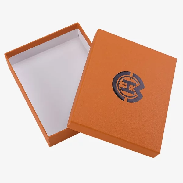 Two-pieces Square Skin Care Packing Box With Priented Embossed Logo 3