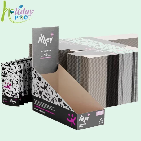Custom Shelf Ready Packaging Display Boxes for Standing Pouch 4