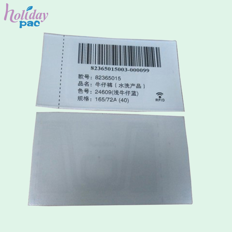 Custom Clothing Security Printing Labels Rfid Clothes Hanging Paper Tag