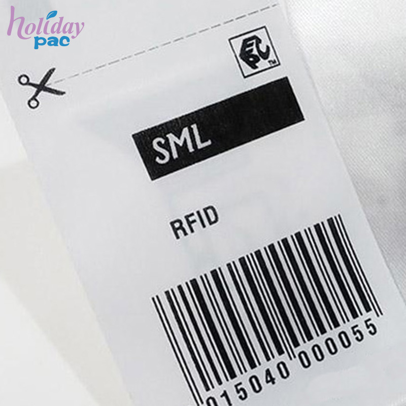 Custom Clothing Security Printing Labels Rfid Clothes Hanging Paper Tag