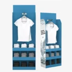 Custom Merchandise Corrugated Display Stand for T-Shirt Clothing