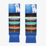 Custom Pet Food Corrugated Display Shelf with Base 1