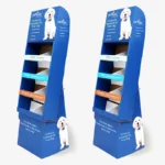 Custom Pet Food Corrugated Display Shelf with Base 3